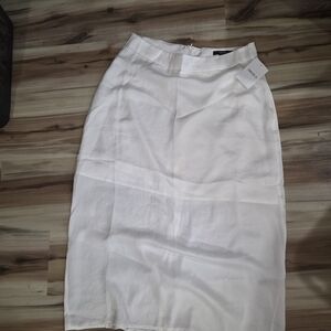 Forever 21 White Pencil Skirt